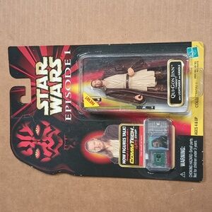 Qui Gon Jinn w Lightsaber and Handle action figure